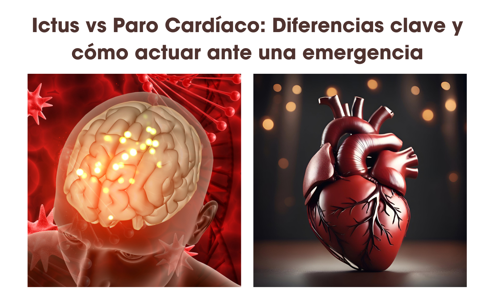 Ictus vs Paro Cardíaco: Diferencias Clave y Cómo Actuar ante una Emergencia